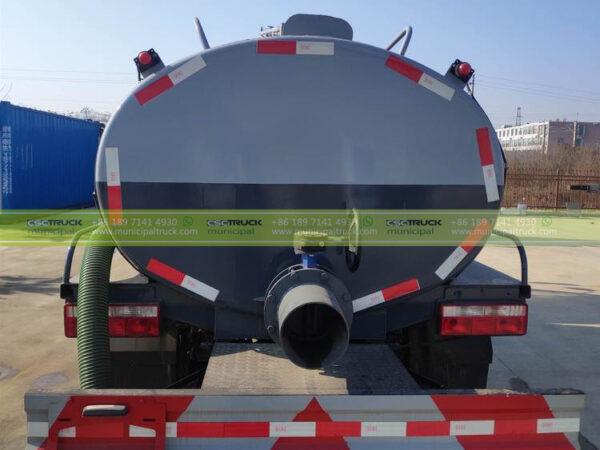 FAW 5,000L Cesspit Emptier Truck Back