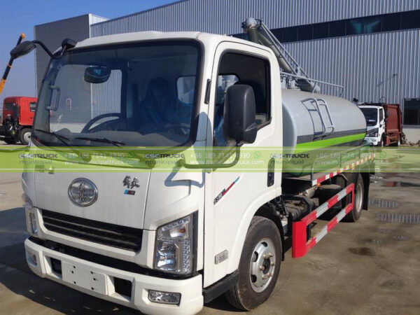 FAW 5,000L Cesspit Emptier Truck Head
