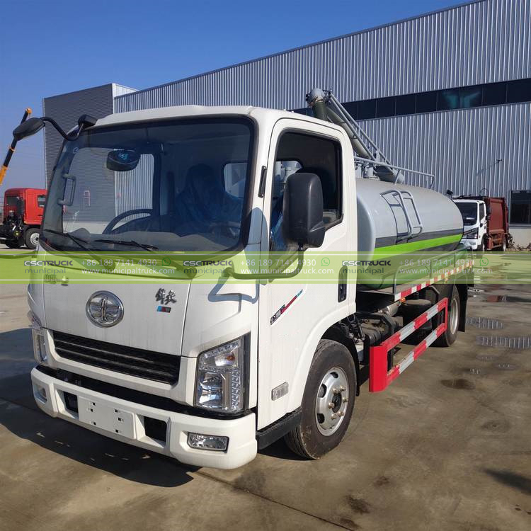 FAW 5,000L Cesspit Emptier Truck Head FAW 5,000L Cesspit Emptier Truck Head