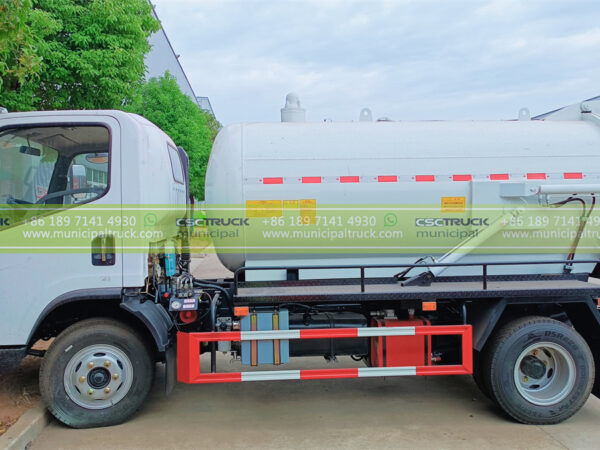 FAW 8 Ton Exhauster Sewage Suction Truck Body