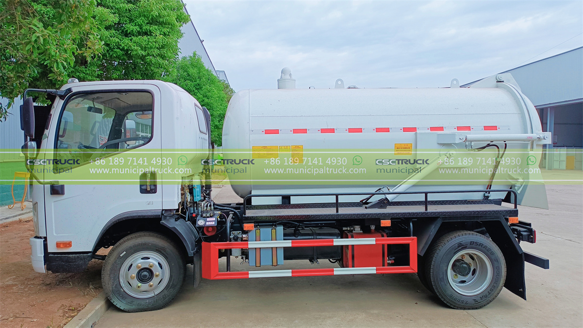 FAW 8 Ton Exhauster Sewage Suction Truck Body FAW 8 Ton Exhauster Sewage Suction Truck Body