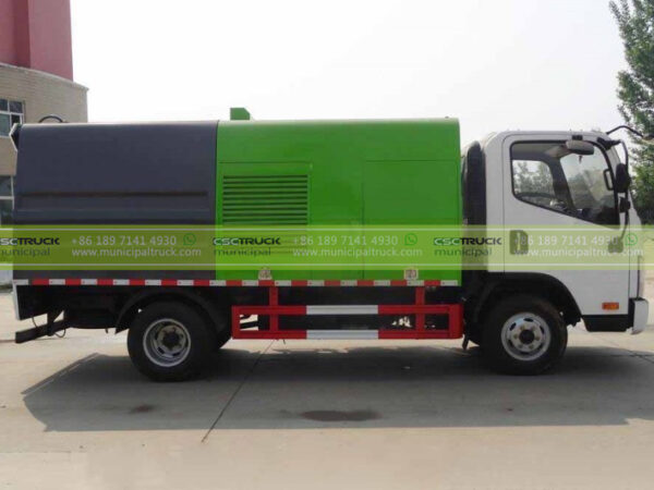 FAW Mini Guardrail Cleaner Truck Body