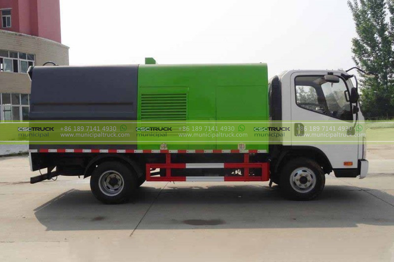 FAW Mini Guardrail Cleaner Truck Body FAW Mini Guardrail Cleaner Truck Body