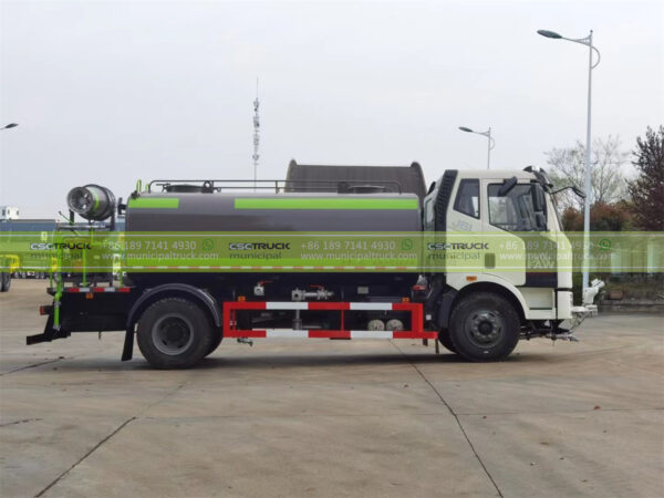FAW Water Mist Sprayer Truck Container