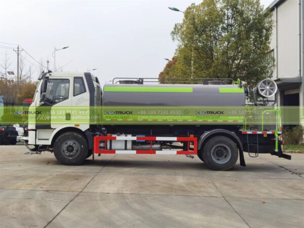 FAW Water Mist Sprayer Truck Tank