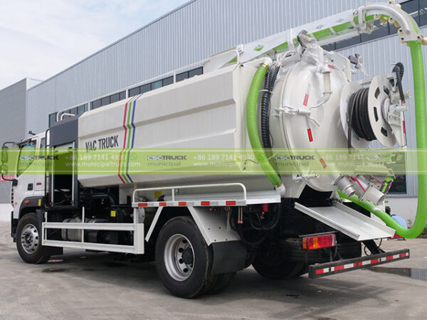 FOTON 10,000L Jet Vac Combination Sewer Tank