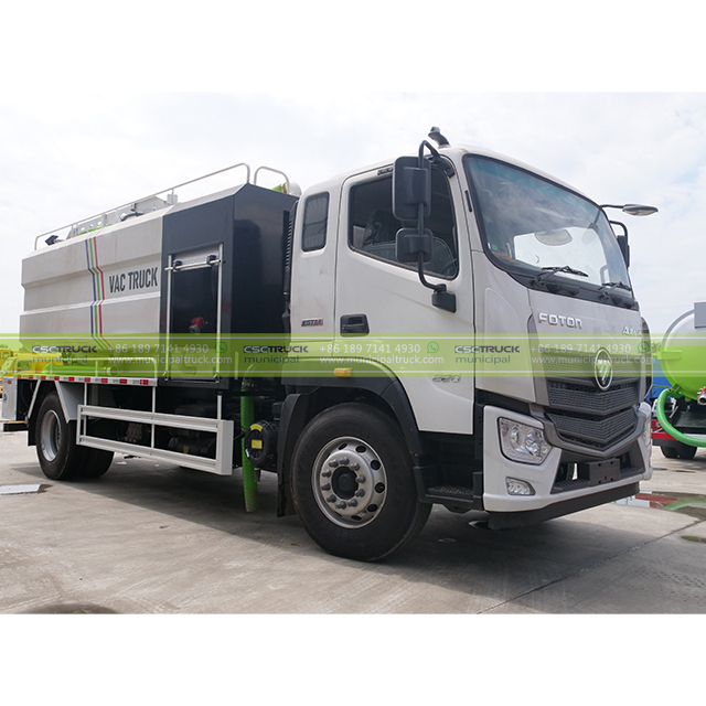 FOTON 10,000L Jet Vac Combination Sewer FOTON 10,000L Jet Vac Combination Sewer