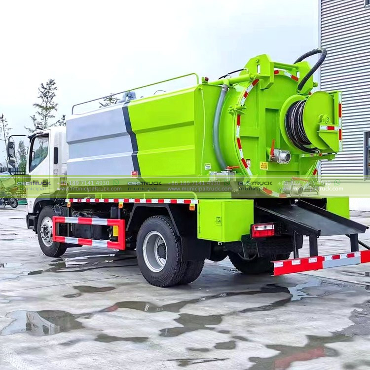FOTON 10,000L Sewage Cleaning Suction Truck Body FOTON 10,000L Sewage Cleaning Suction Truck Body