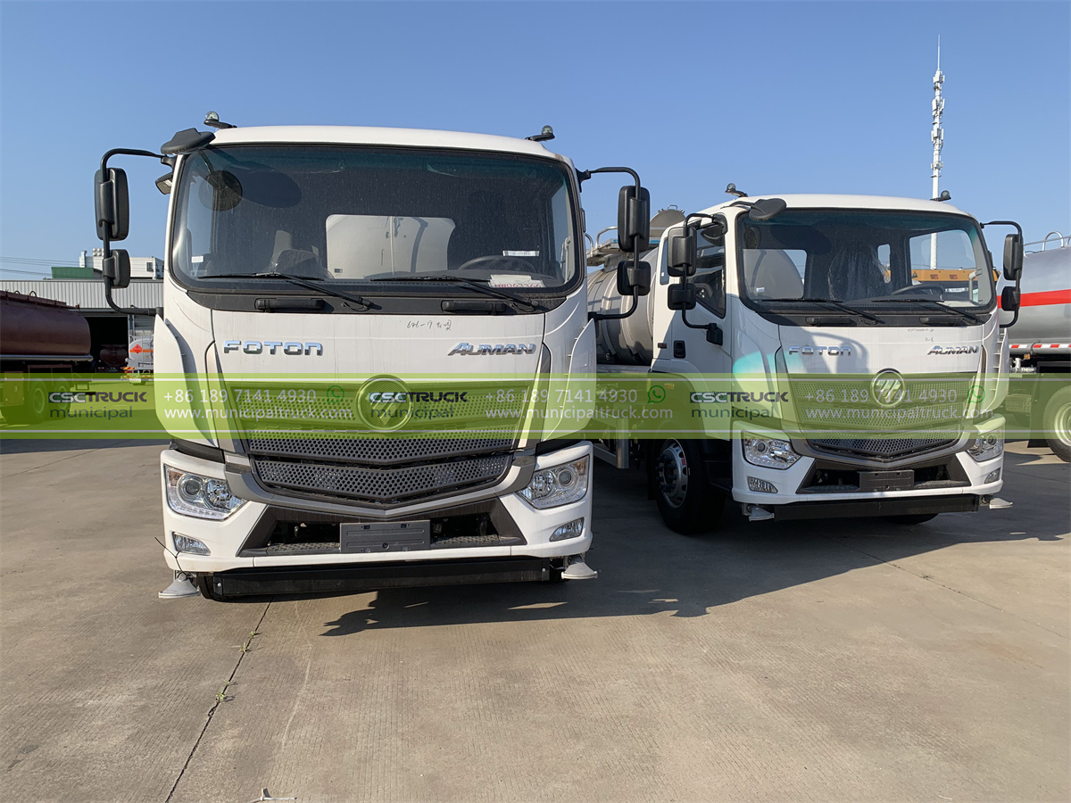 FOTON 12,000L Water Sprayer Truck Head FOTON 12,000L Water Sprayer Truck Head