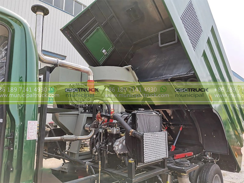 FOTON 5CBM Dust Sweeping Truck Working FOTON 5CBM Dust Sweeping Truck Working