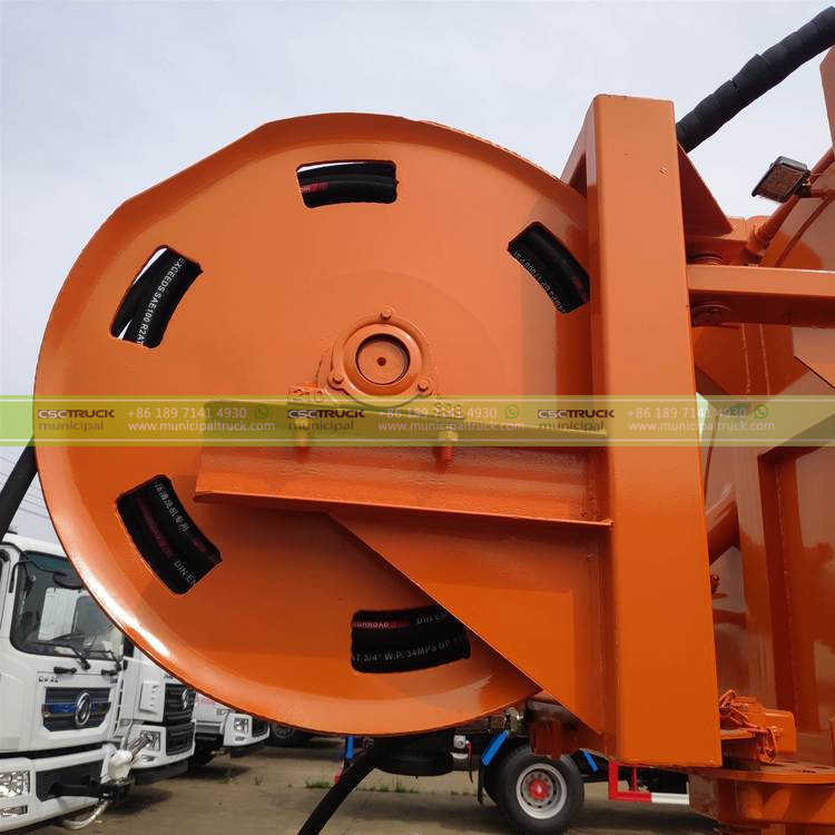 FOTON 8CBM Sewer Jetter Suction Truck Tank Detail FOTON 8CBM Sewer Jetter Suction Truck Tank Detail
