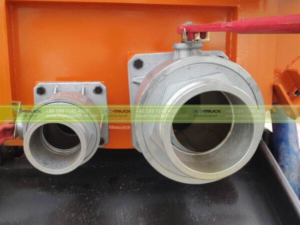 FOTON 8CBM Sewer Jetter Suction Truck Tube