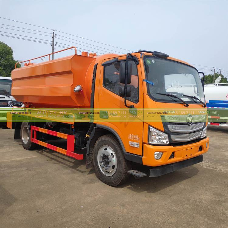 FOTON 8CBM Sewer Jetter Suction Truck FOTON 8CBM Sewer Jetter Suction Truck