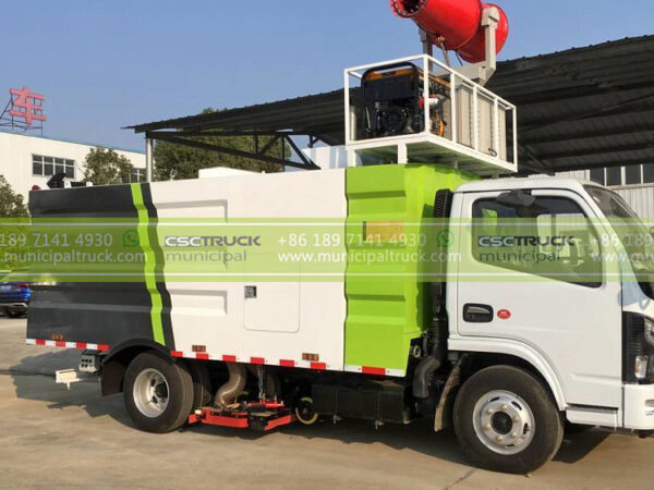 FOTON Dry Dust Sweeper Truck Working
