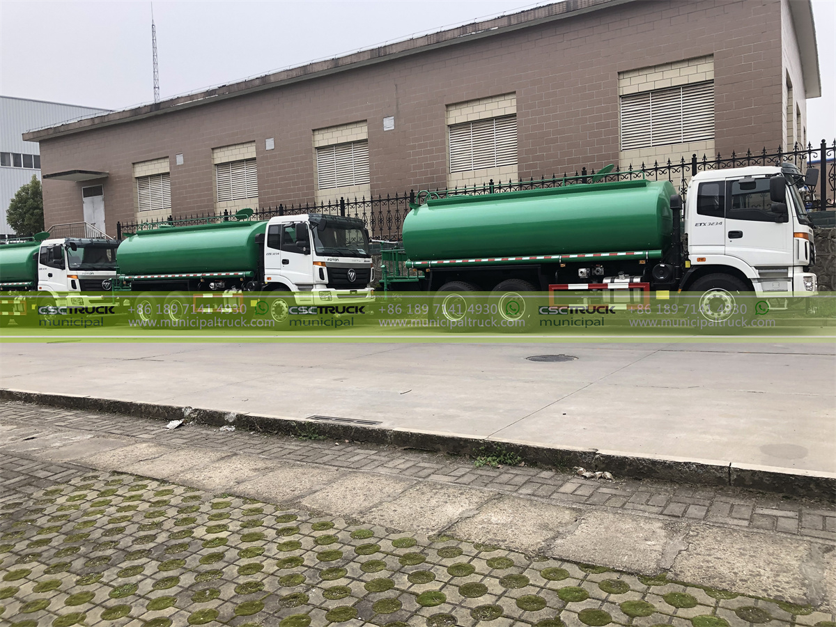 FOTON High Pressure Sprinkler Truck Team FOTON High Pressure Sprinkler Truck Team