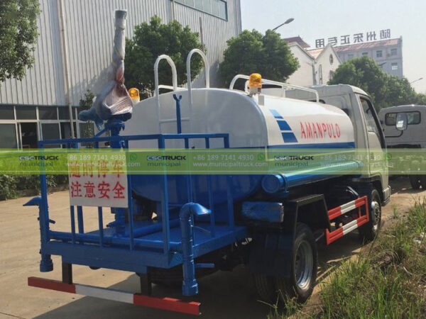 FOTON Mini Water Spraying Vehicle Back Side