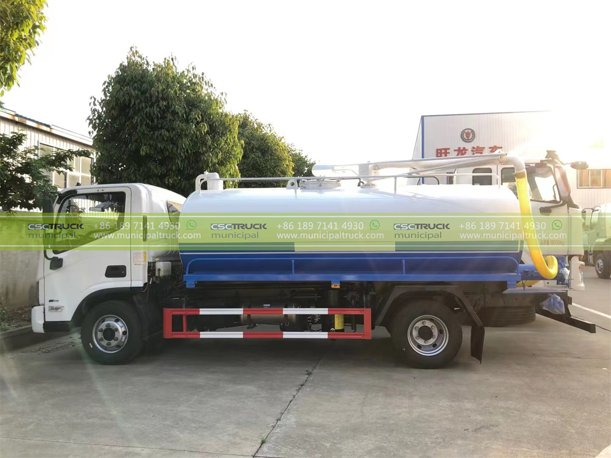 FOTON Toilet Vacuum Sucker Truck Body FOTON Toilet Vacuum Sucker Truck Body