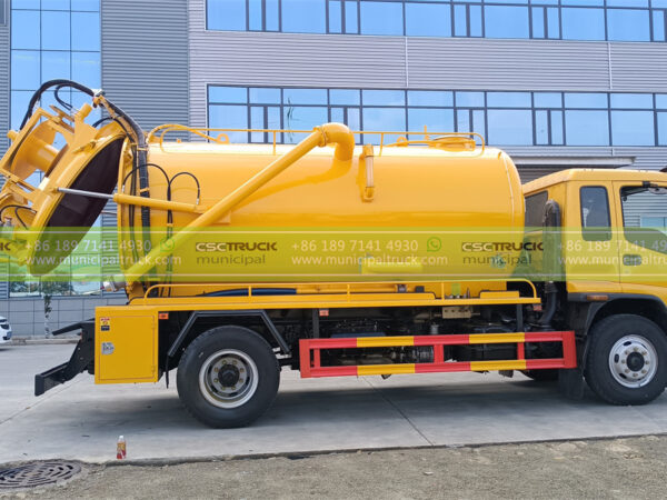 ISUZU 12,000L Combined Jet Vacuum Truck Container