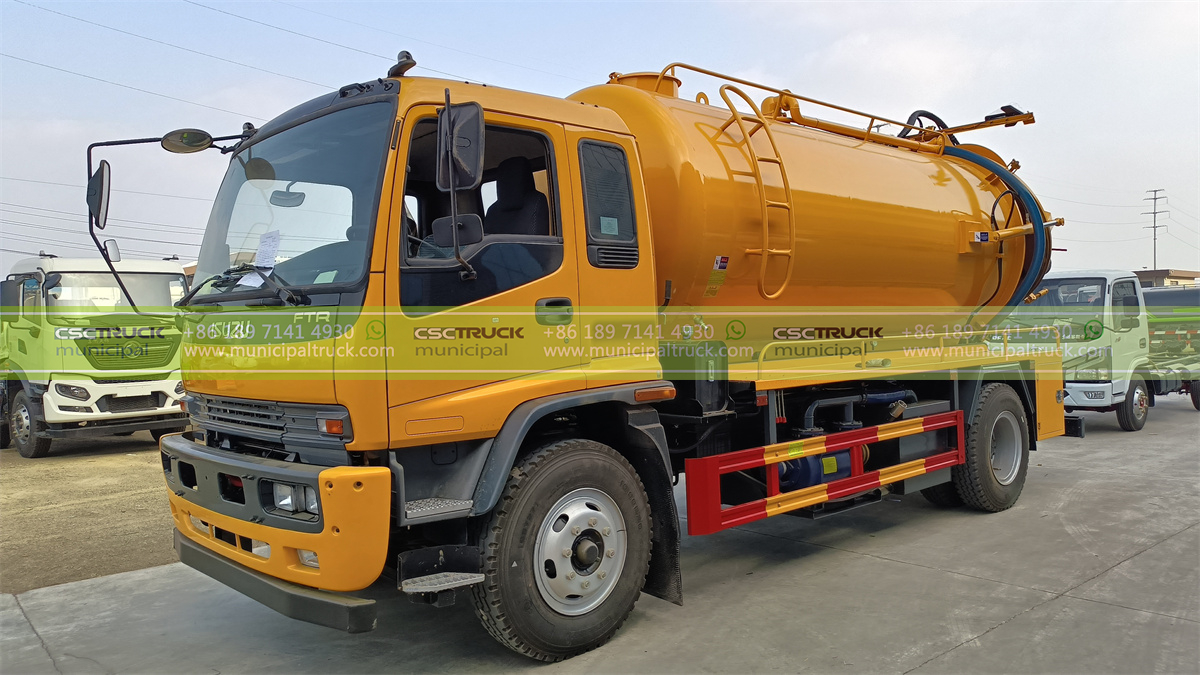 ISUZU 12,000L Combined Jet Vacuum Truck ISUZU 12,000L Combined Jet Vacuum Truck