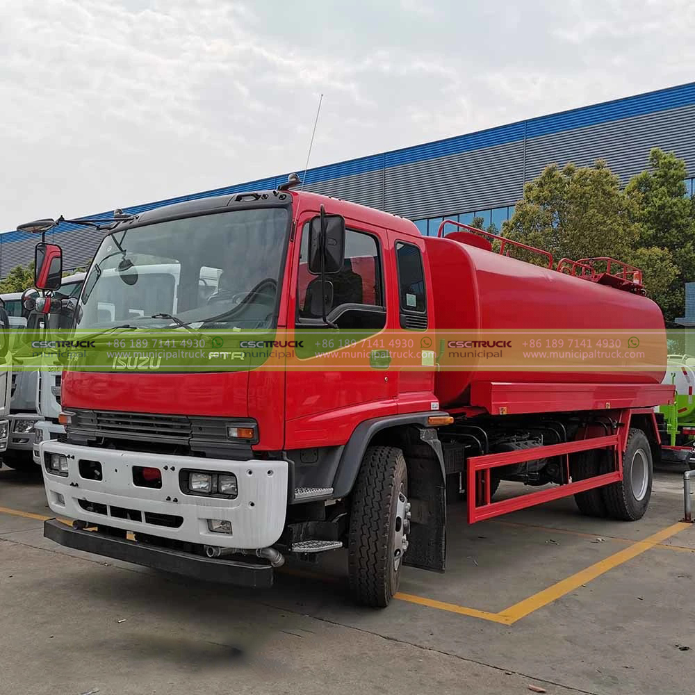 ISUZU 12,000L Water Tanker Bowser Side ISUZU 12,000L Water Tanker Bowser Side