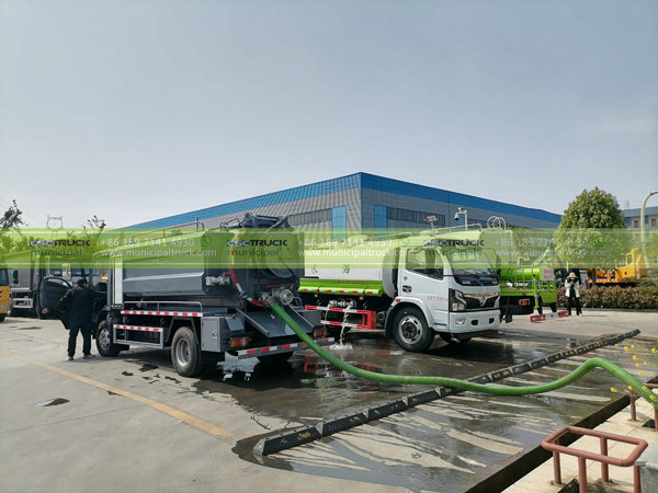 ISUZU 5,000L Combined Sewer Jetting and Cleaning Truck Watering ISUZU 5,000L Combined Sewer Jetting and Cleaning Truck Watering