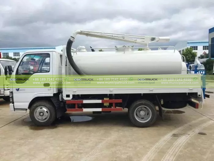 ISUZU 5,000L Septic Vacuum Truck Body ISUZU 5,000L Septic Vacuum Truck Body