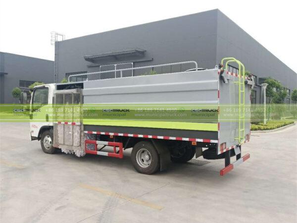 ISUZU 5CBM Fence Cleaning Truck Body