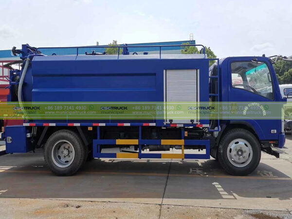 ISUZU 6,000L High Pressure Water Jetting Truck Body