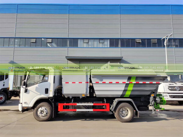 ISUZU 6CBM Self Loading Garbage Dump Truck Body