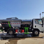 ISUZU 6CBM Self Loading Garbage Dump Truck Container
