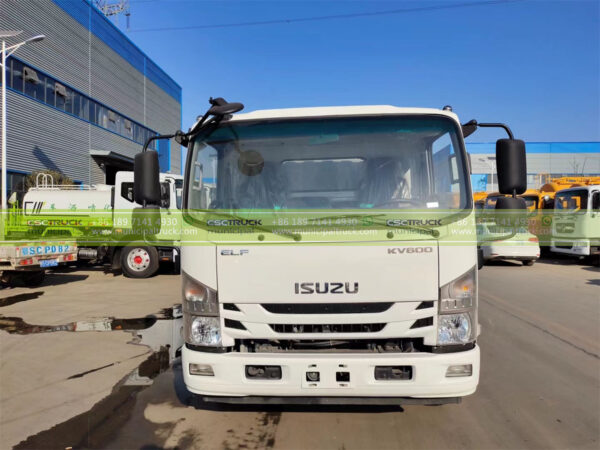 ISUZU 6CBM Self Loading Garbage Dump Truck Head