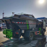ISUZU 6CBM Self Loading Garbage Dump Truck Side Back