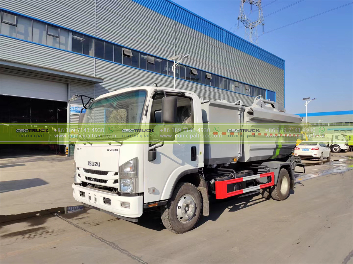 ISUZU 6CBM Self Loading Garbage Dump Truck ISUZU 6CBM Self Loading Garbage Dump Truck
