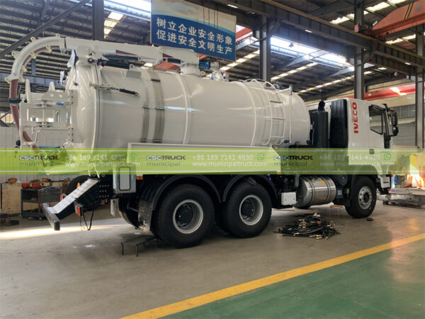 IVECO 20,000L Combined Vacuum Jet Truck Tank