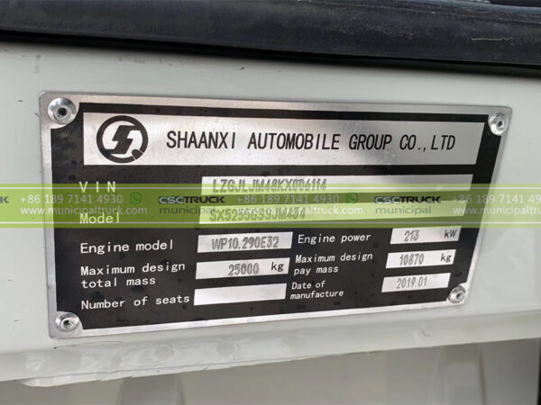 SHACMAN 18,000L Water Tanker Truck Introduction