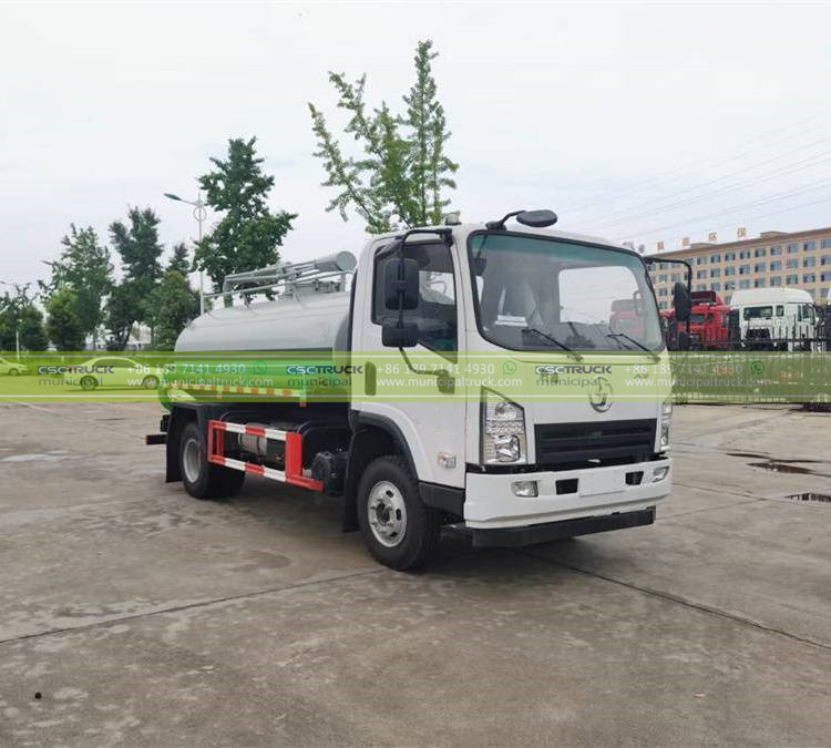 SHACMAN 5CBM Sludge Tanker Truck Head SHACMAN 5CBM Sludge Tanker Truck Head