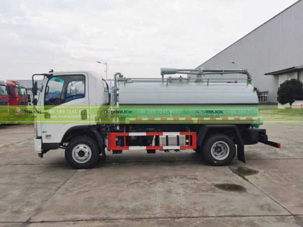 SHACMAN 5CBM Sludge Tanker Truck Tank