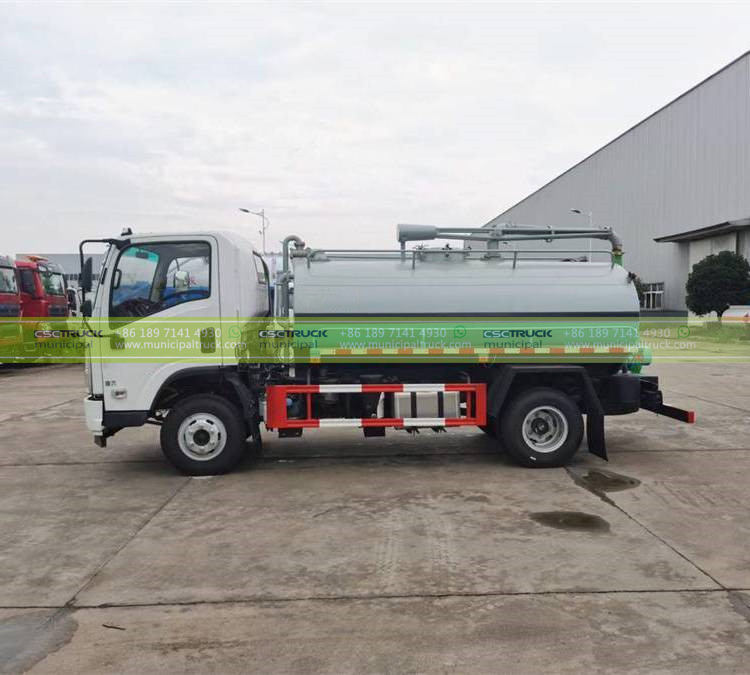 SHACMAN 5CBM Sludge Tanker Truck Tank