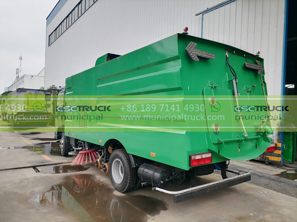 SHACMAN 5CBM Street Sweeper Truck Left Back SHACMAN 5CBM Street Sweeper Truck Left Back