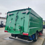 Paraguay Welcomes New Road Sweeper Trucks to Enhance Street Cleaning Operations SHACMAN 5CBM Street Sweeper Truck Right Back