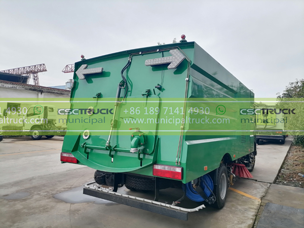 SHACMAN 5CBM Street Sweeper Truck Right Back