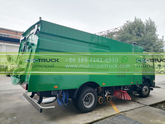 SHACMAN 5CBM Street Sweeper Truck Tank
