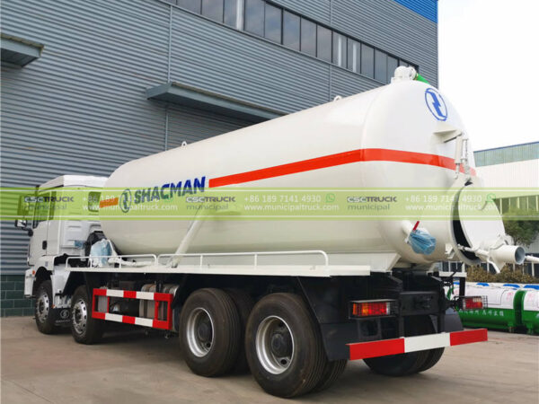 SHACMAN Septic Tank Vacuum Truck Container