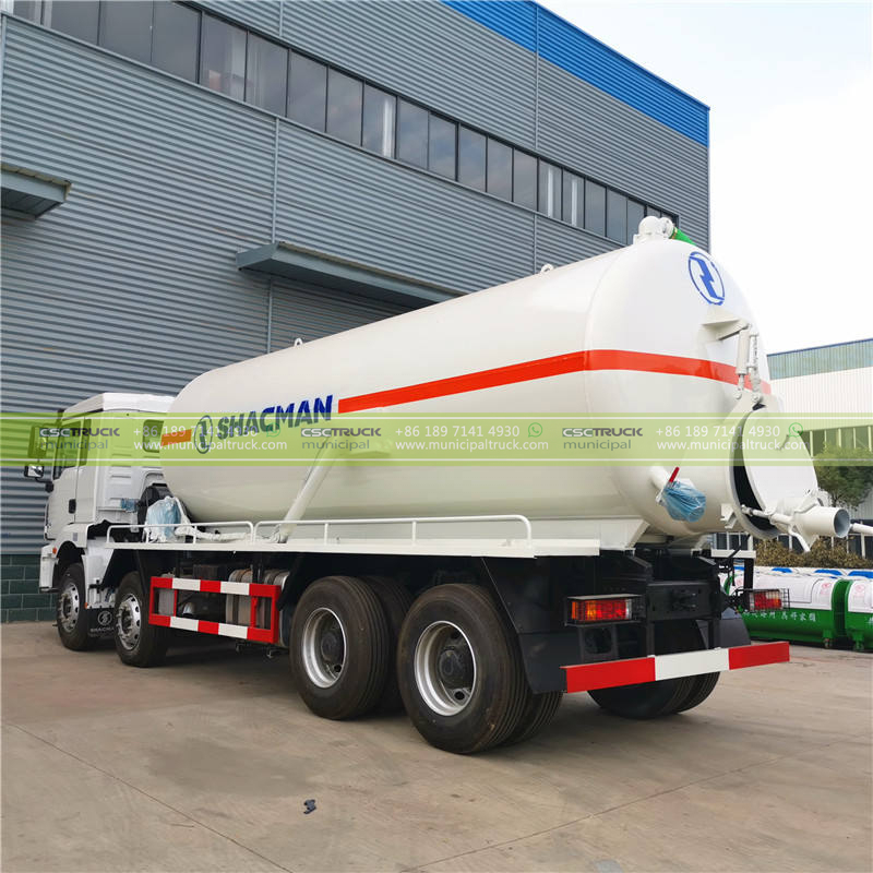 SHACMAN Septic Tank Vacuum Truck Container SHACMAN Septic Tank Vacuum Truck Container