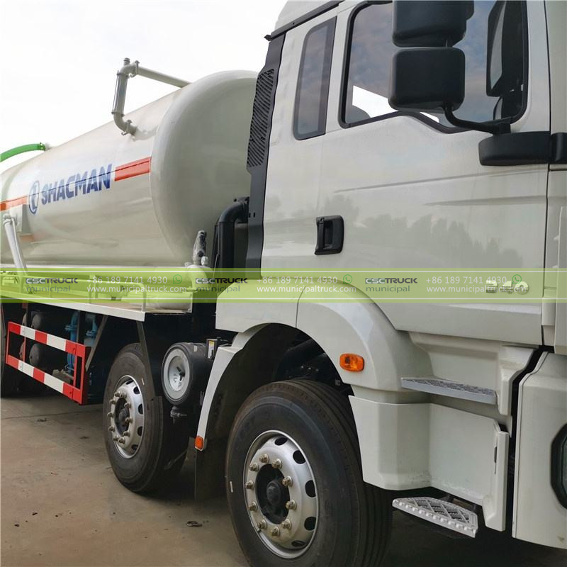 SHACMAN Septic Tank Vacuum Truck Side SHACMAN Septic Tank Vacuum Truck Side