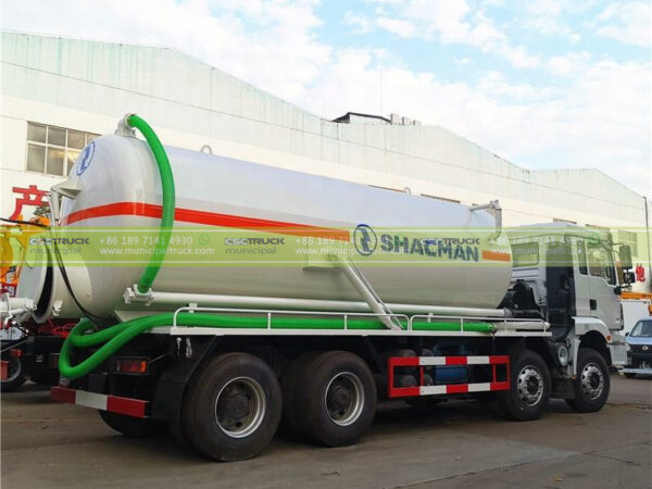 SHACMAN Septic Tank Vacuum Truck Tank