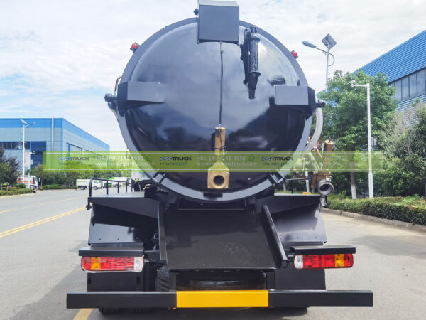 SINOTRUK 10,000L Vacuum Sewage Tanker Truck Back