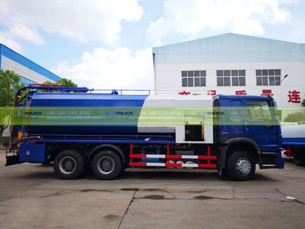 SINOTRUK 20CBM Combo Jet Vac Truck Container