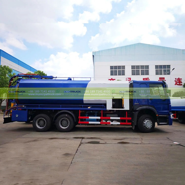 SINOTRUK 20CBM Combo Jet Vac Truck Container SINOTRUK 20CBM Combo Jet Vac Truck Container