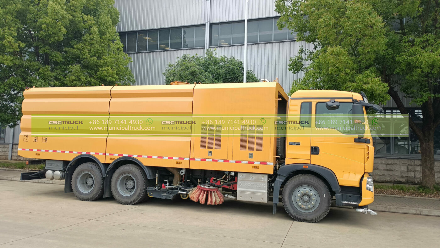 SINOTRUK 20CBM Road Sweeper Truck Body